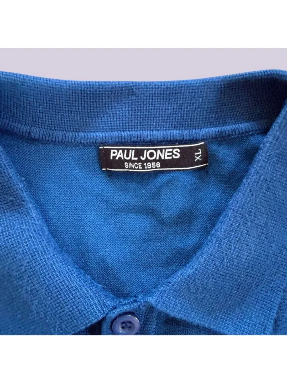 PJ Paul Jones Knitted Polo Pullover Golf Old Money Retro Inspired Sweater XL